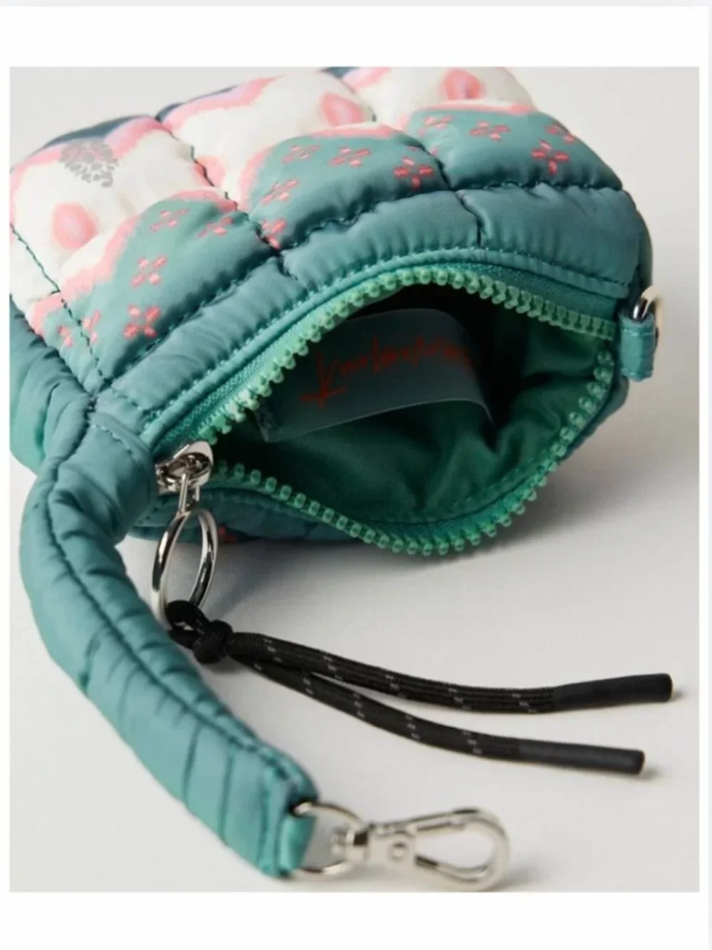 NWT Free People x FP Movement Quilted Printed Micro Pouch